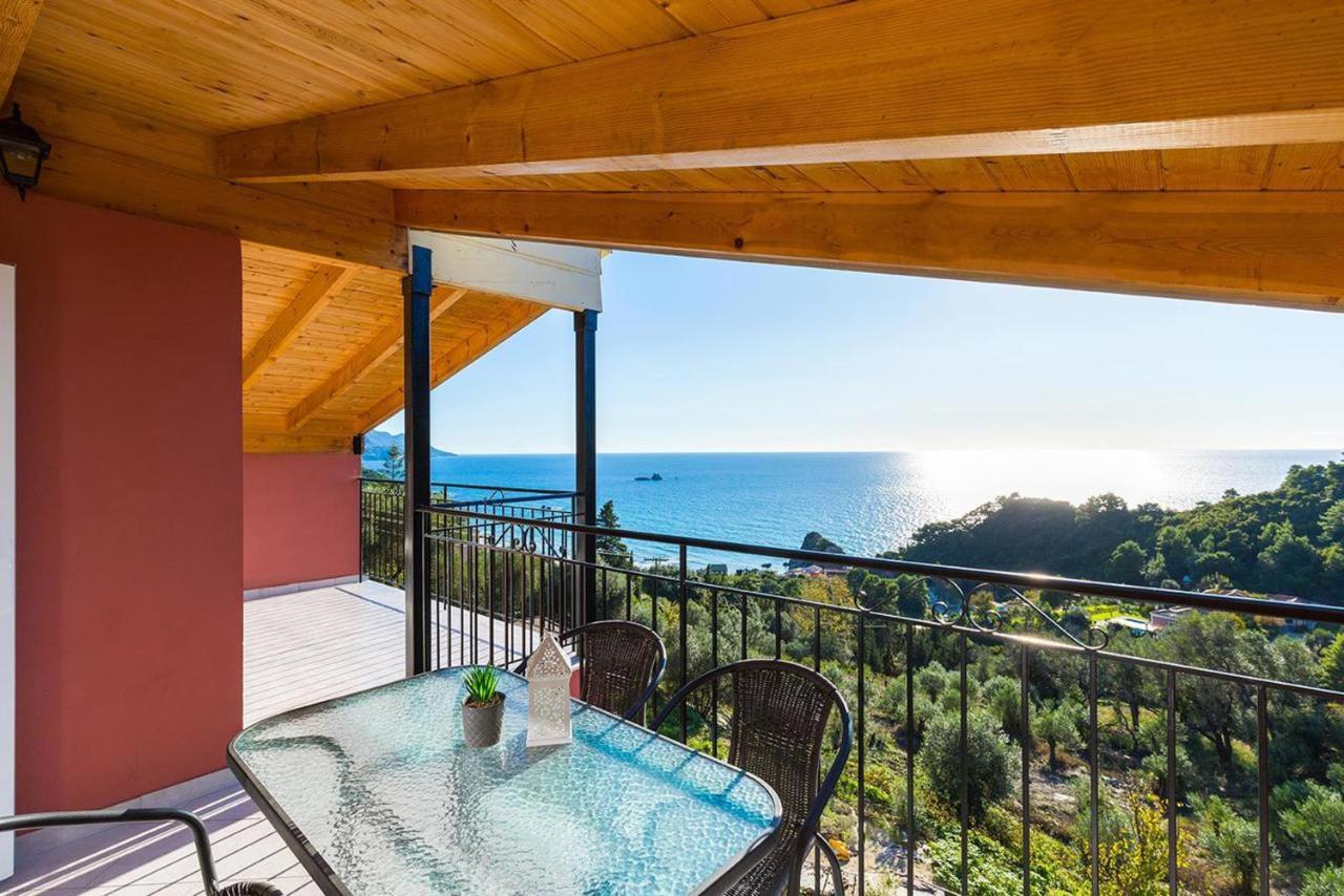 Luxury Loft Apartment With Pool - Pelekas Beach, Corfu المظهر الخارجي الصورة