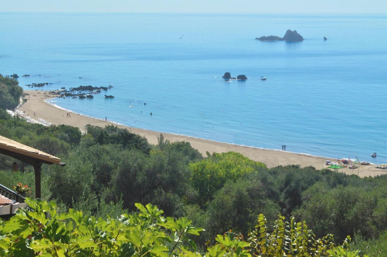 Luxury Loft Apartment With Pool - Pelekas Beach, Corfu المظهر الخارجي الصورة